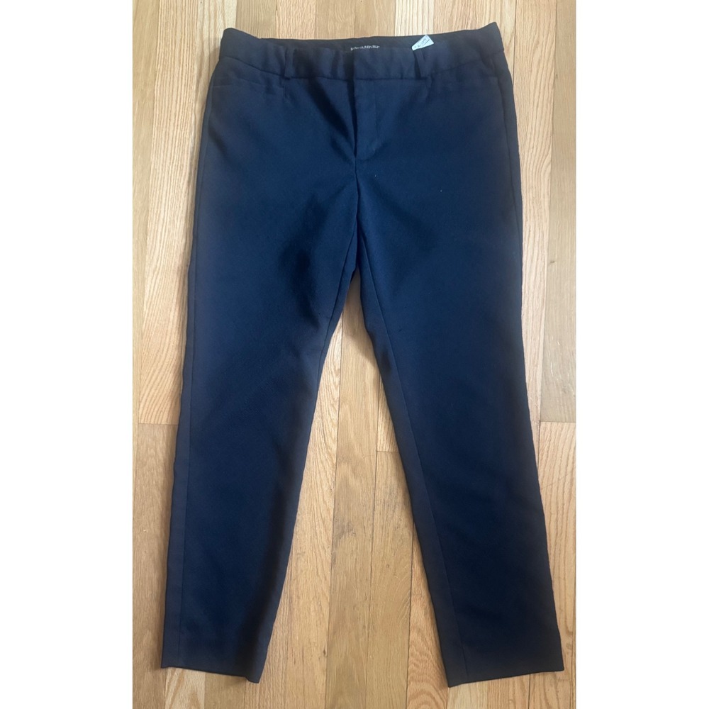 Banana Republic Sloan Fit Navy/grey diamond Jacquard Slim Ankle Pants Size 6